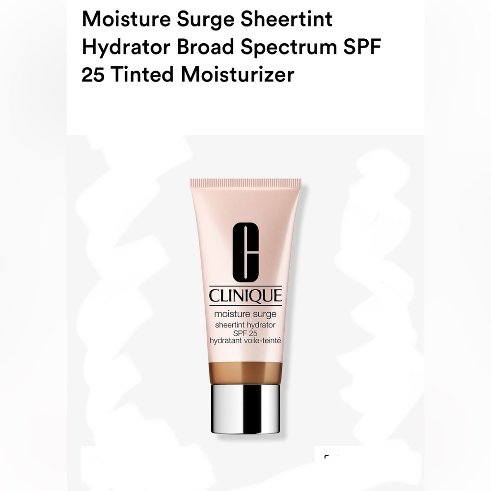 Clinique moisture tint full size in universal medium deep NWT